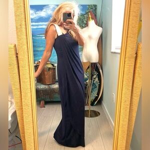 Karina,Diamond Strapped,One-Shoulder Gown,Romantic Draped Dress,Stretch, Size 8